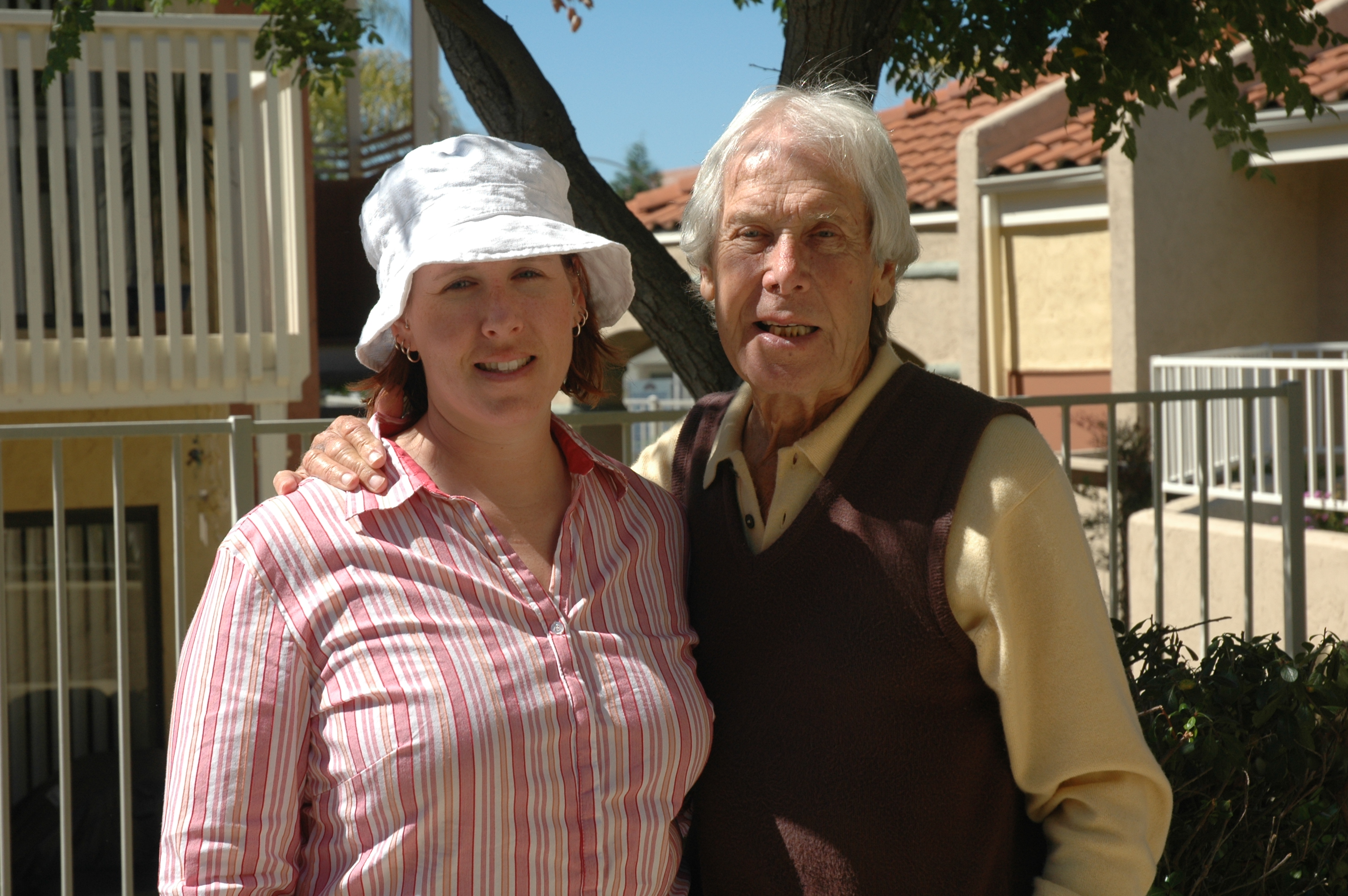 George with [[becke-shulman|Becke]] in Carlsbad, June 19, 2005 — less than two years before his death