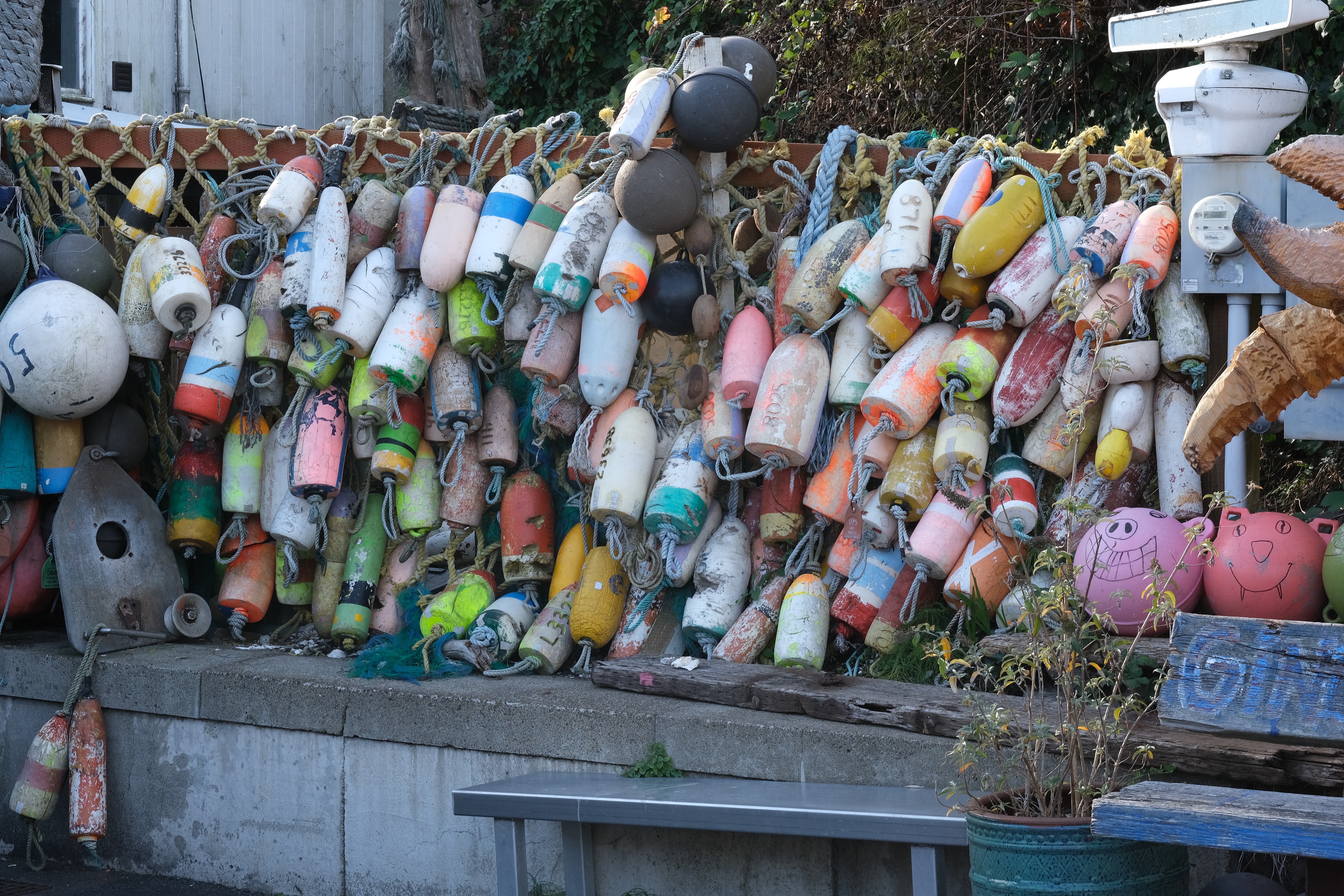 Buoys at Newport
