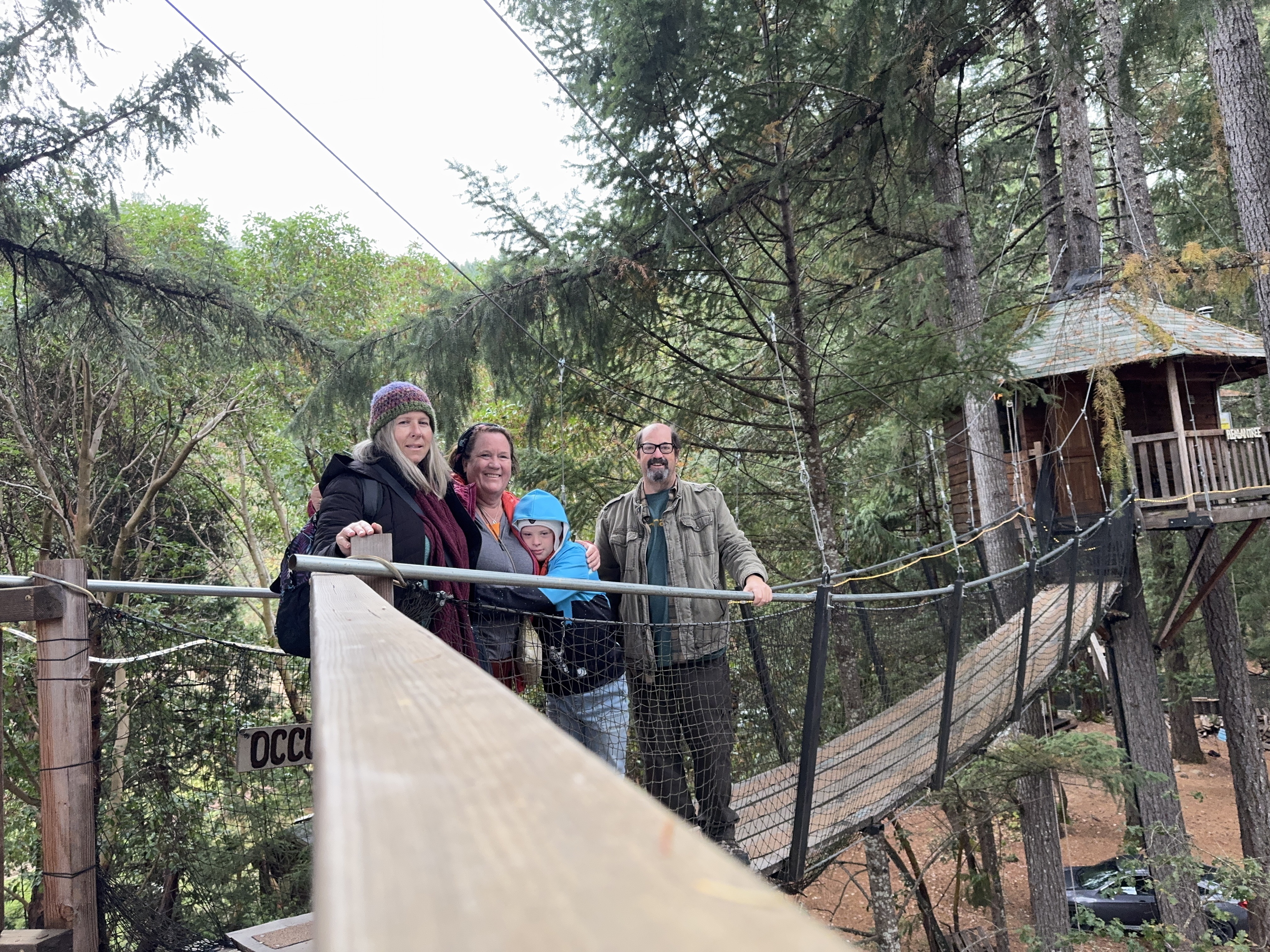 Group on the bridge, Treesort