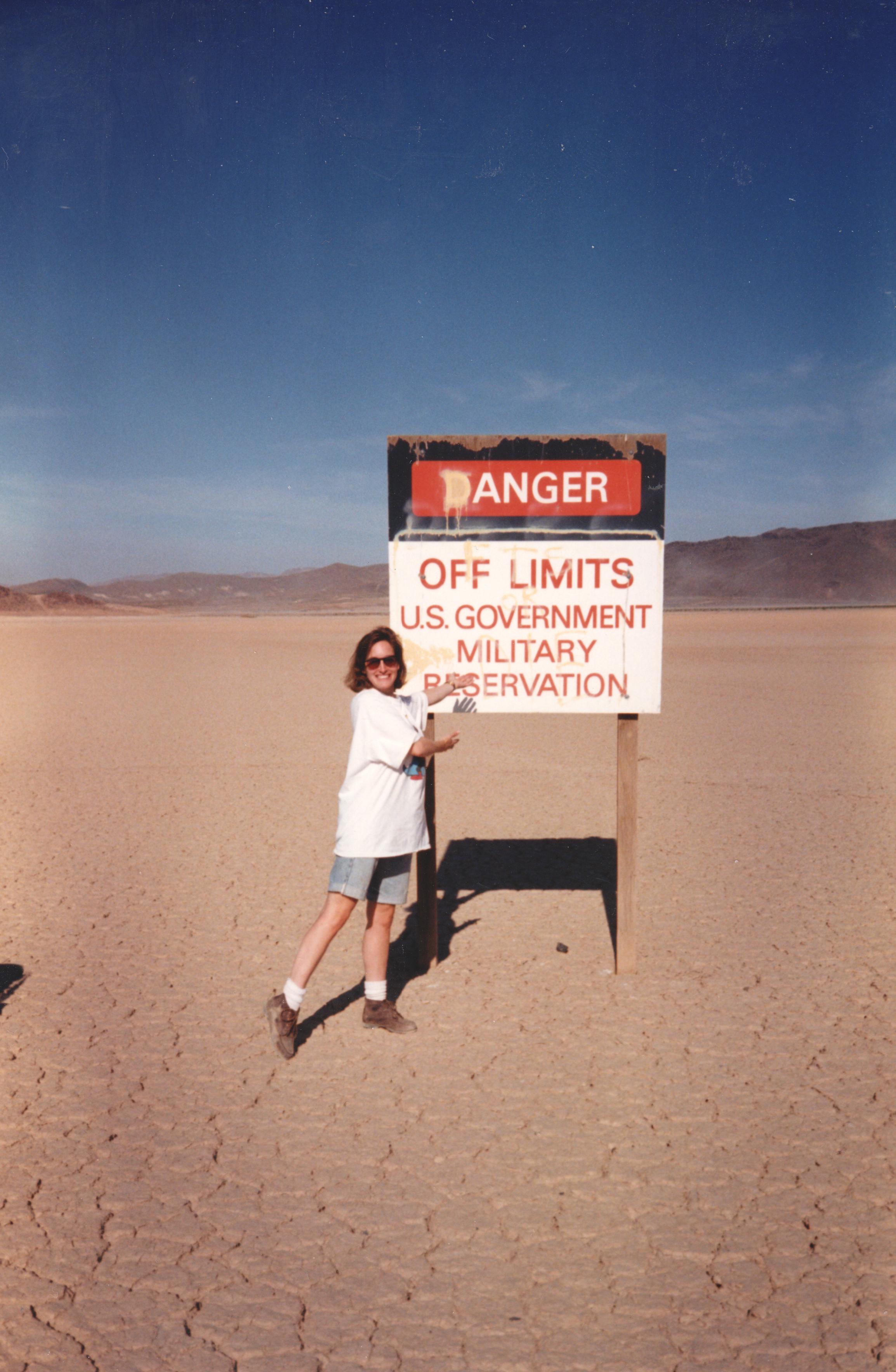 Karen Wren on a hike