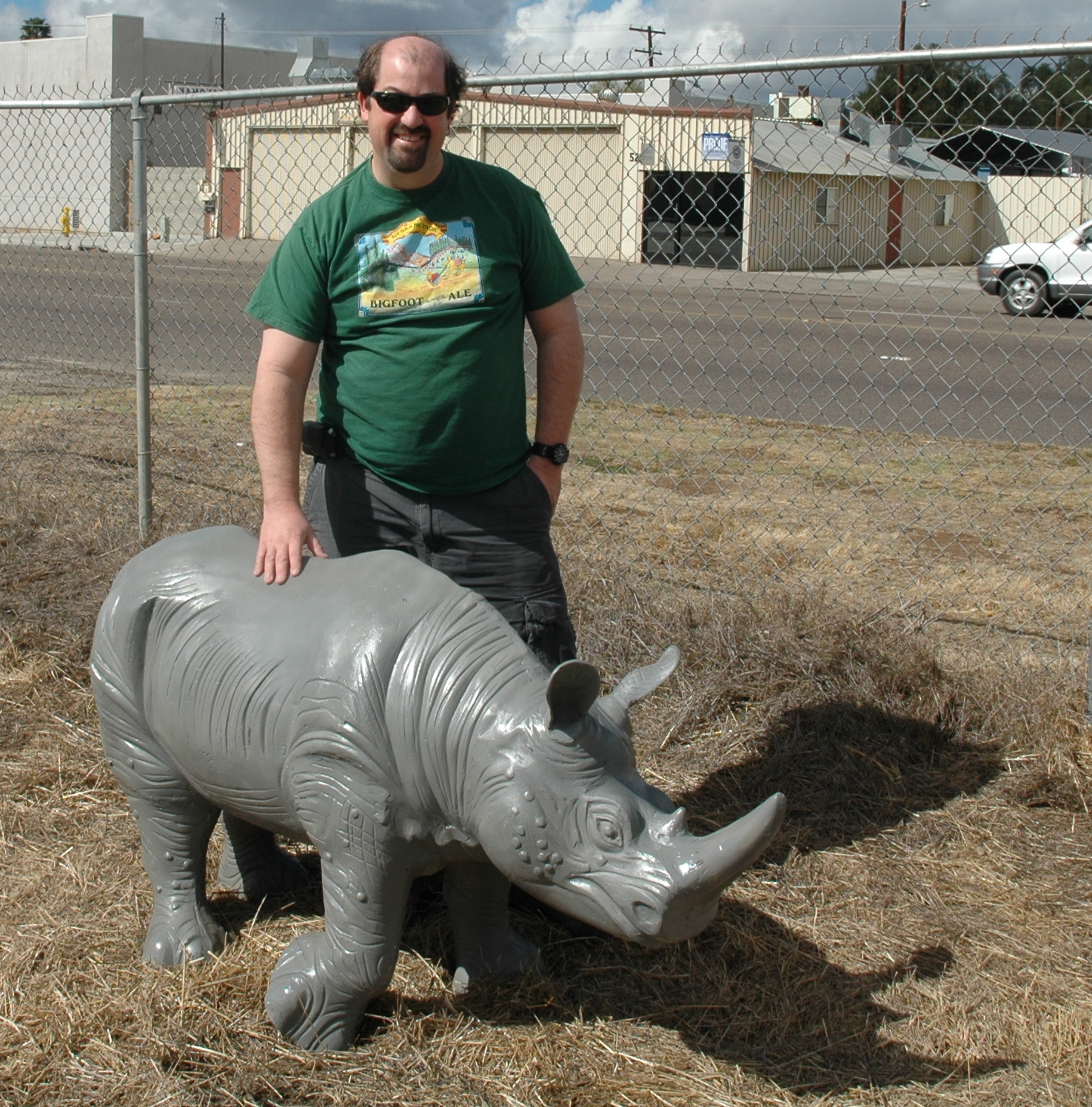 RHINOTF namesake — the Wild Animal Park rhino. February 2006.
