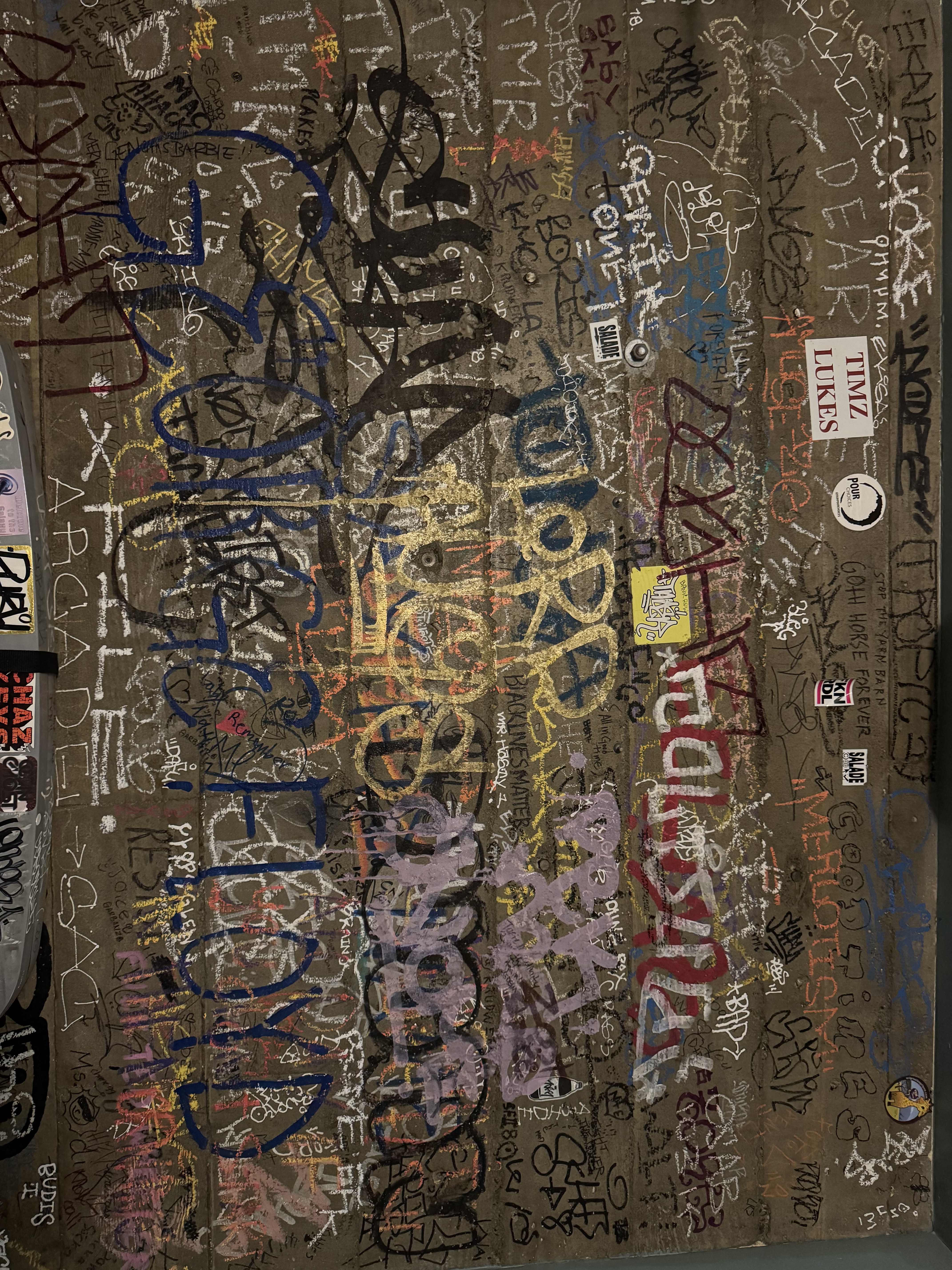 Knott Street graffiti wall